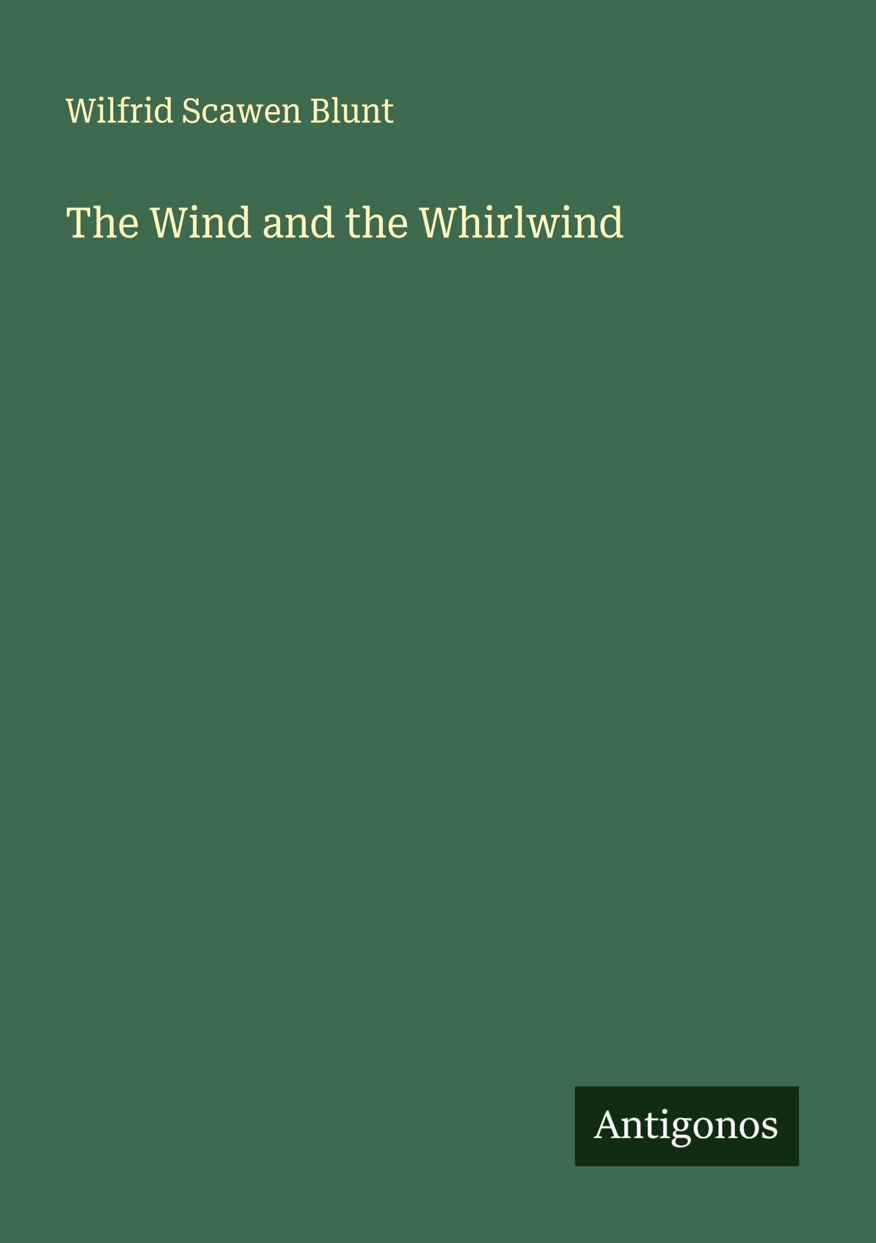 The Wind and the Whirlwind