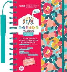 Agenda familial Mémoniak 2026 : 16 mois, de septembre 2025 à décembre 2026 : tous les outils pour s'organiser au quotidien !