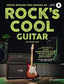 Rock's Cool GUITAR: Songs spielen von Anfang an. Gitarre. Ausgabe mit Online-Audiodatei.