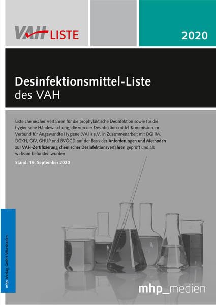 Desinfektionsmittel-Liste des VAH: Liste chemischer Verfahren für die ...