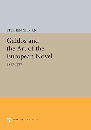 Galdos and the Art of the European Novel: 1867-1887 (Princeton Legacy Library)