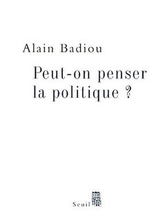 Peut-on penser la politique ?