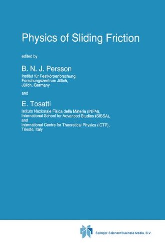 Physics of Sliding Friction: Proceedings of the NATO Advanced Research Workshop and Adriatico Research Conference, Miramare, Trieste, Italy, June 20-23, 1995 (Nato Science Series E:)