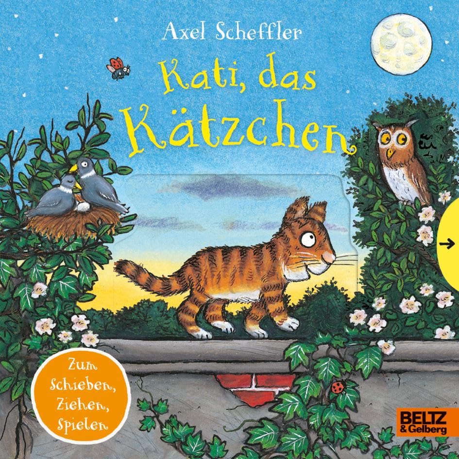 Kati, das Kätzchen: Pappbilderbuch zum Schieben, Ziehen, Spielen