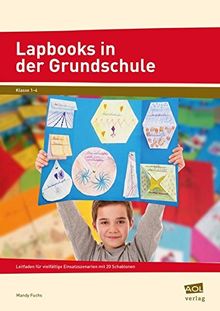 Lapbooks in der Grundschule: Leitfaden für vielfältige Einsatzszenarien mit 20 Schablonen (1. bis 4. Klasse)