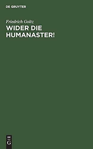 Wider die Humanaster!: Rechtfertigung eines Vivisektors