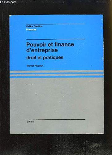 Pouvoir Et Finance D'entreprise