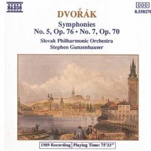 Dvorak: Sinfonien 5 und 7 Gunzenhauser von Gunzenhauser, Slowak.Philh. | CD | Zustand gut