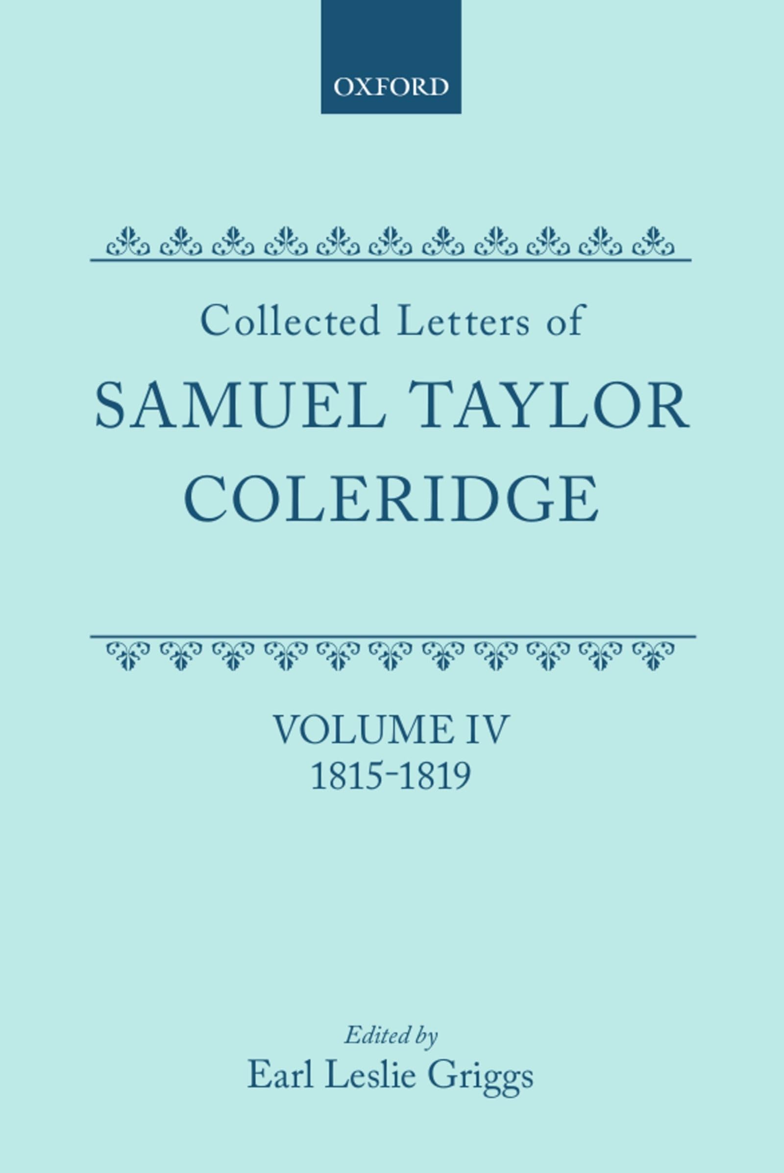 Letters: Volume 4 (Oxford Scholarly Classics)