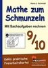 Mathe zum Schmunzeln - Sachaufgaben / 9.-10. Schuljahr: Kohls praktische Freiarbeitskartei. Kopiervorlagen