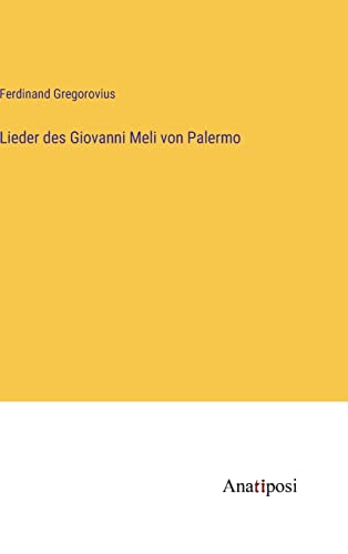 Lieder des Giovanni Meli von Palermo