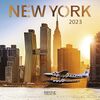 New York 2023: Broschürenkalender mit Ferienterminen. Format: 30 x 30 cm