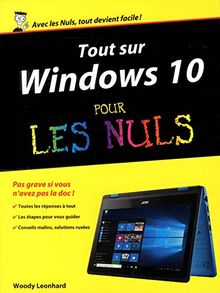 Tout sur Windows 10 pour les Nuls von LEONHARD, Woody | Buch | Zustand sehr gut