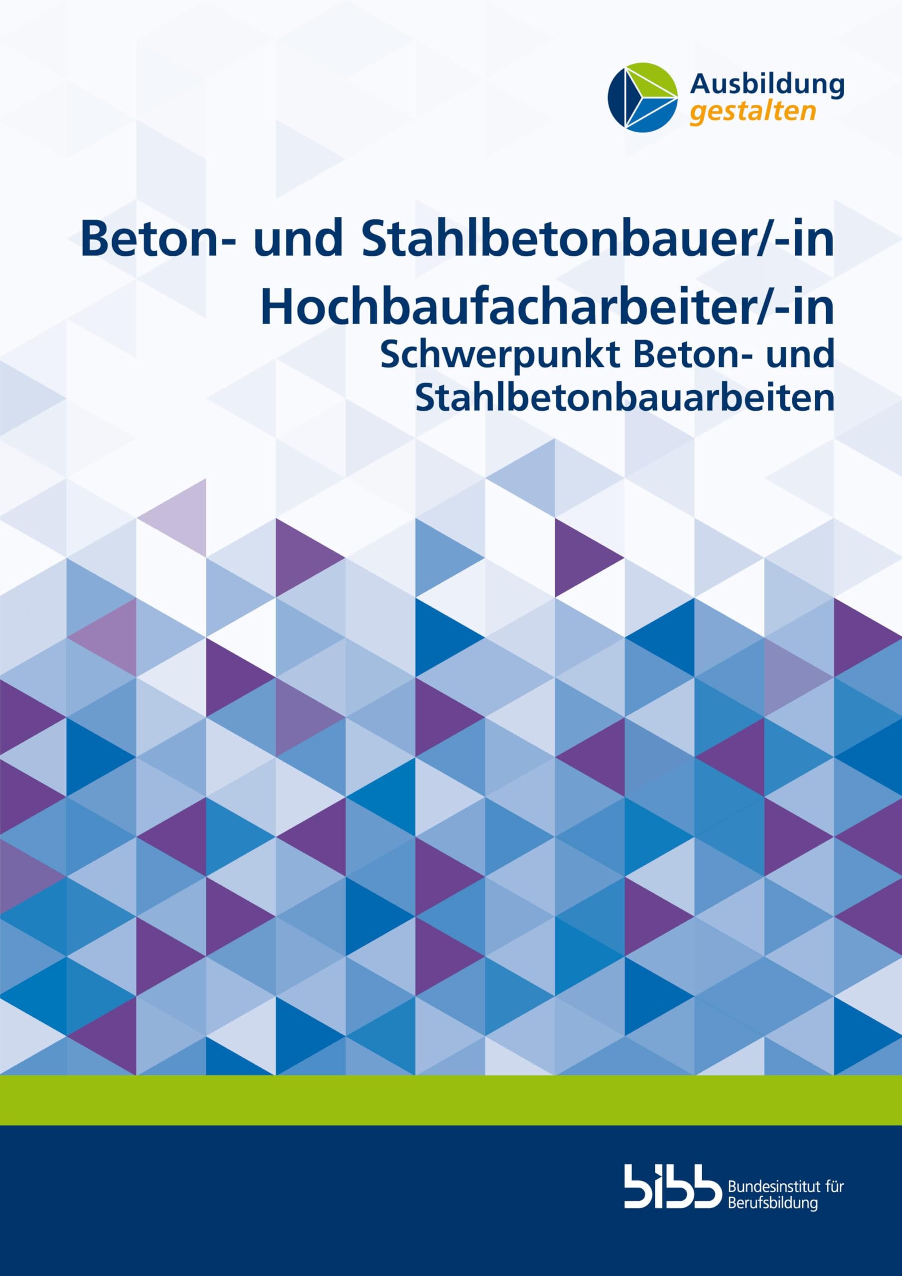Beton- und Stahlbauer/Beton- und Stahlbauerin Hochbaufacharbeiter/Hochbaufacharbeiterin: Schwerpunkt Beton- und Stahlbetonbauarbeiten (Ausbildung gestalten)