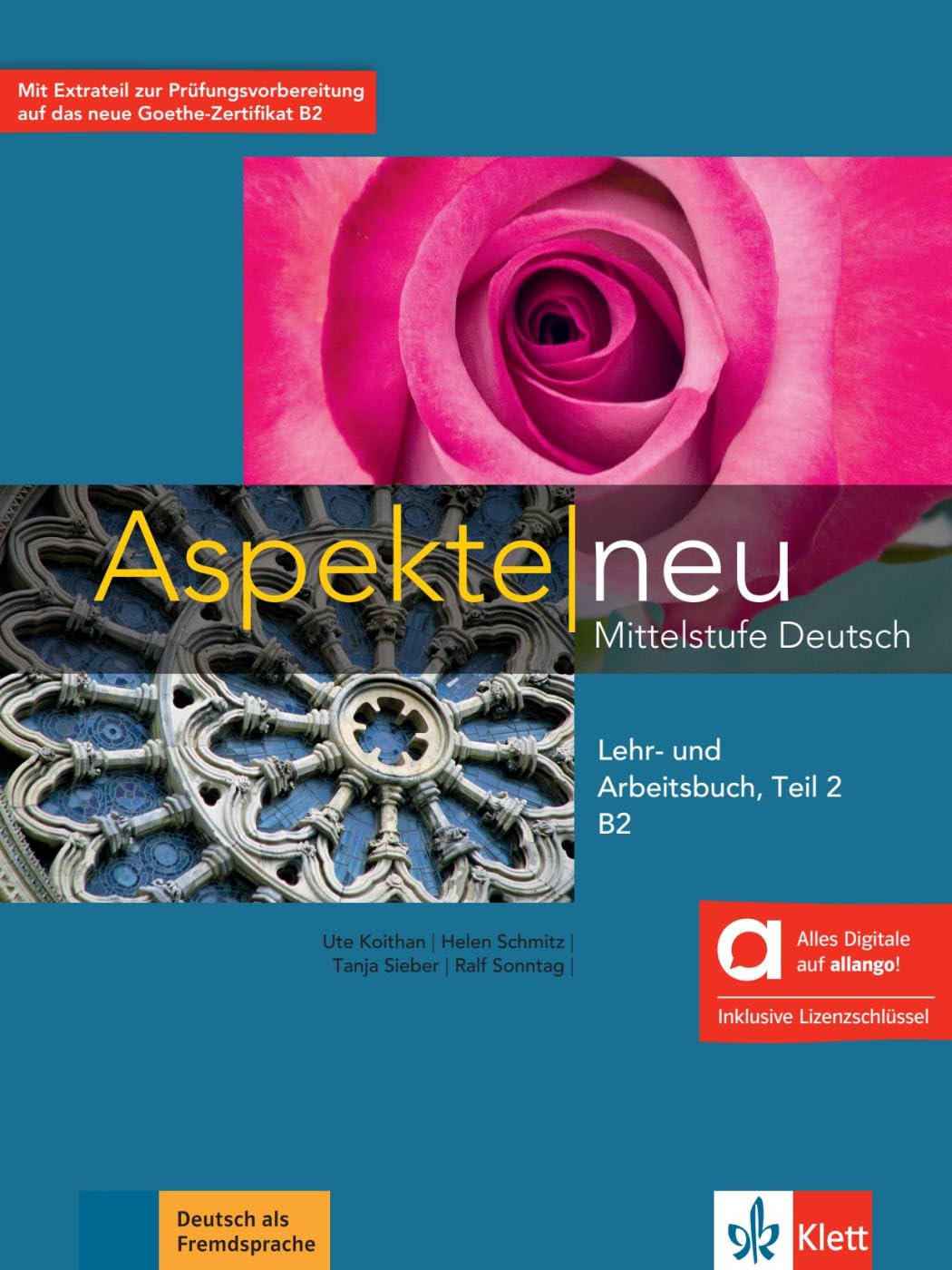 Aspekte neu B2 - Hybride Ausgabe allango. Lehr- und Arbeitsbuch mit Audio-CD, Teil 2 inklusive Lizenzschlüssel allango (24 Monate)