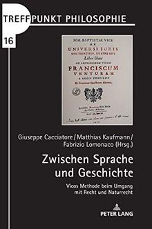 Zwischen Sprache und Geschichte: Vicos Methode beim Umgang mit Recht und Naturrecht (Treffpunkt Philosophie, Band 16)