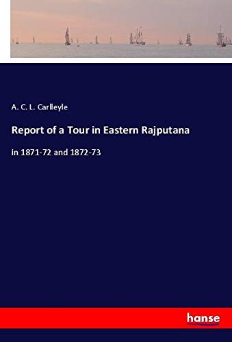Report of a Tour in Eastern Rajputana: in 1871-72 and 1872-73