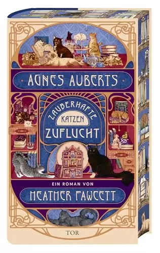 Buchcover von Agnes Auberts zauberhafte Katzenzuflucht von Heather Fawcett