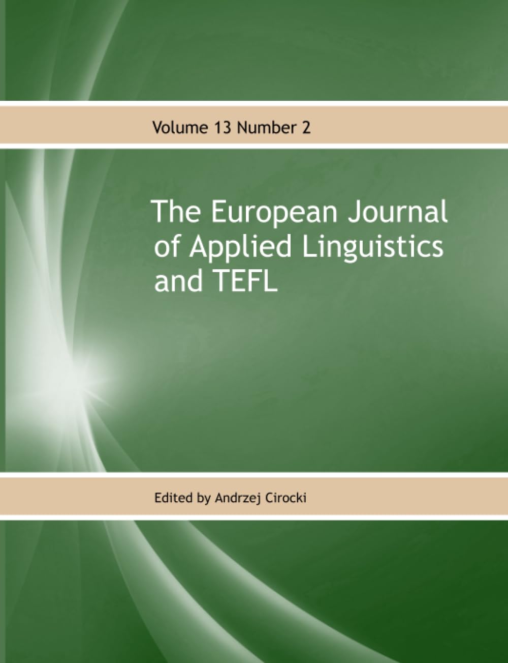 The European Journal of Applied Linguistics and TEFL Volume 13 Number 2