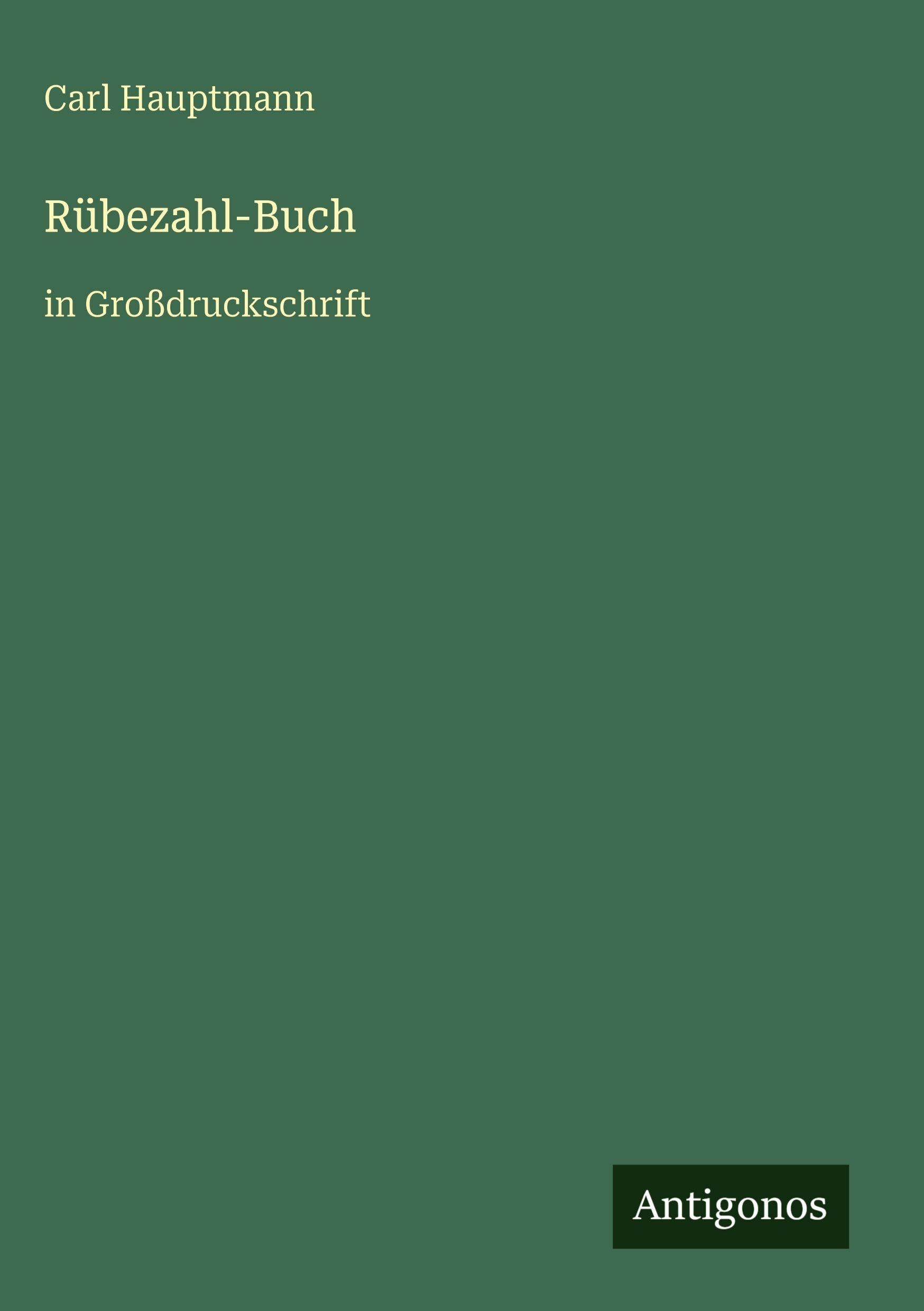 Rübezahl-Buch: in Großdruckschrift