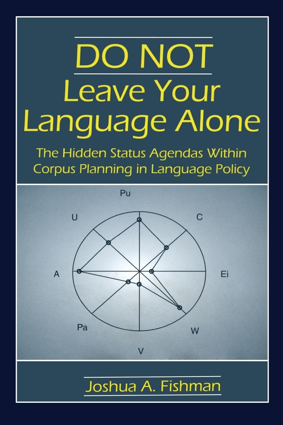 Do Not Leave Your Language Alone: The Hidden Status Agendas Within Corpus Planning in Language Policy