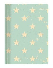 Ladytimer Grande Stars 2021 - Taschen-Kalender A5 (15x21 cm) - Sterne - Notiz-Buch - Weekly - 128 Seiten - Alpha Edition