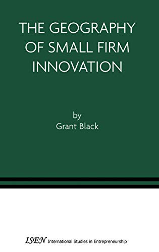 The Geography of Small Firm Innovation (International Studies in Entrepreneurship, 1, Band 1)