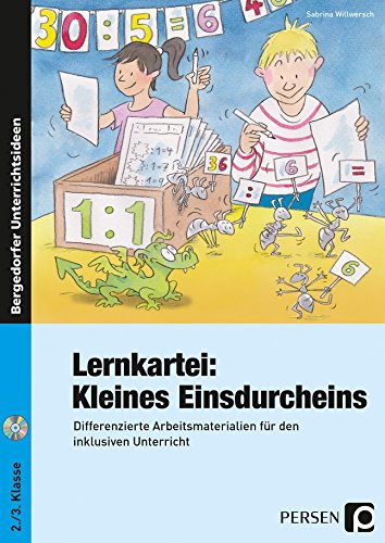 Lernkartei: Kleines Einsdurcheins: Differenzierte Arbeitsmaterialien für den inklusiven Unterricht (2. und 3. Klasse)