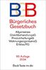 Bürgerliches Gesetzbuch: mit Allgemeinem Gleichbehandlungsgesetz, Produkthaftungsgesetz, Wohnungseigentumsgesetz, Beurkundungsgesetz und Erbbaurechtsgesetz (Beck-Texte im dtv)