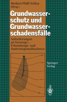 Grundwasserschutz und Grundwasserschadensfälle: Anforderungen an Vorsorge-, Erkundungs- und Sanierungsmaßnahmen