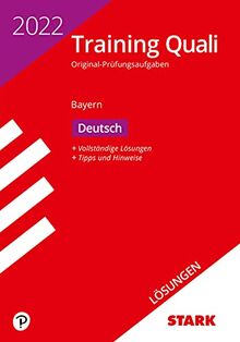 STARK Lösungen zu Training Abschlussprüfung Quali Mittelschule 2022 - Deutsch 9. Klasse - Bayern (STARK-Verlag - Abschlussprüfungen)