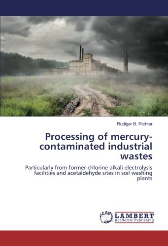 Processing of mercury-contaminated industrial wastes: Particularly from former chlorine-alkali electrolysis facilities and acetaldehyde sites in soil washing plants