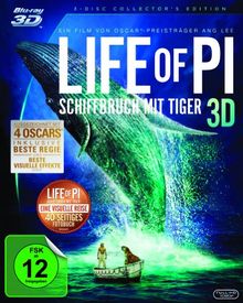 Life of Pi - Schiffbruch mit Tiger 3D [Blu-ray 3D] [Collector's Edition]