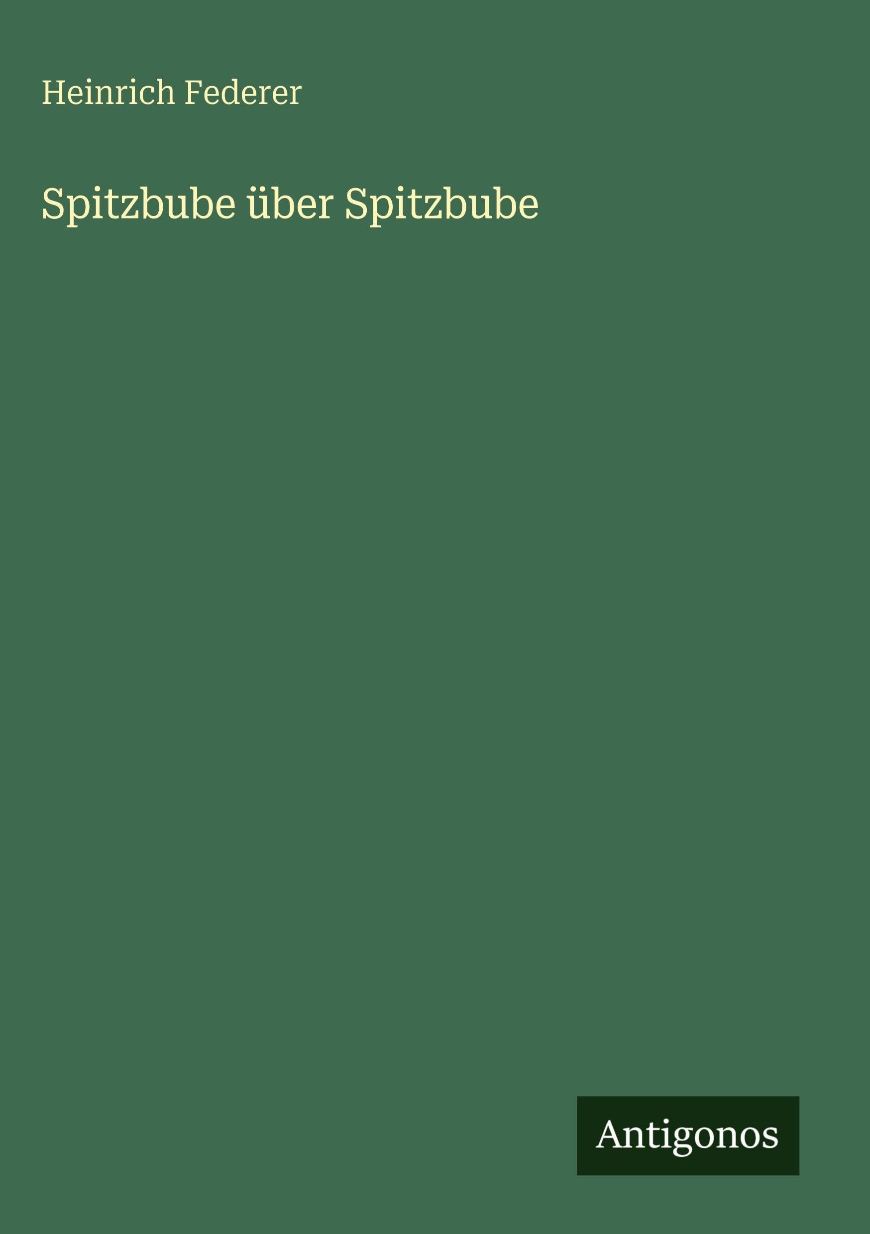 Spitzbube über Spitzbube