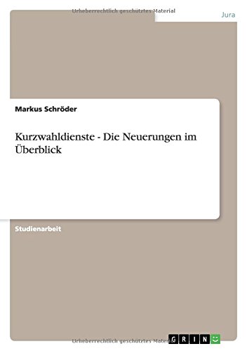 Kurzwahldienste - Die Neuerungen im Überblick