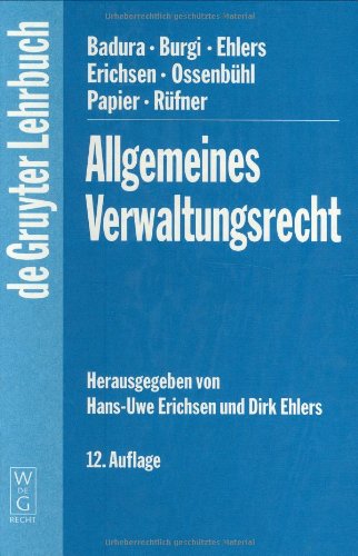 Allgemeines Verwaltungsrecht