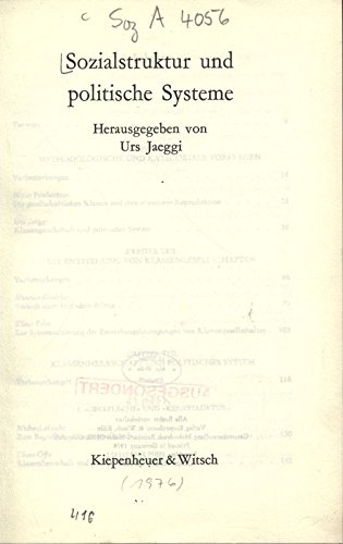 Sozialstruktur und politische Systeme (Ln)