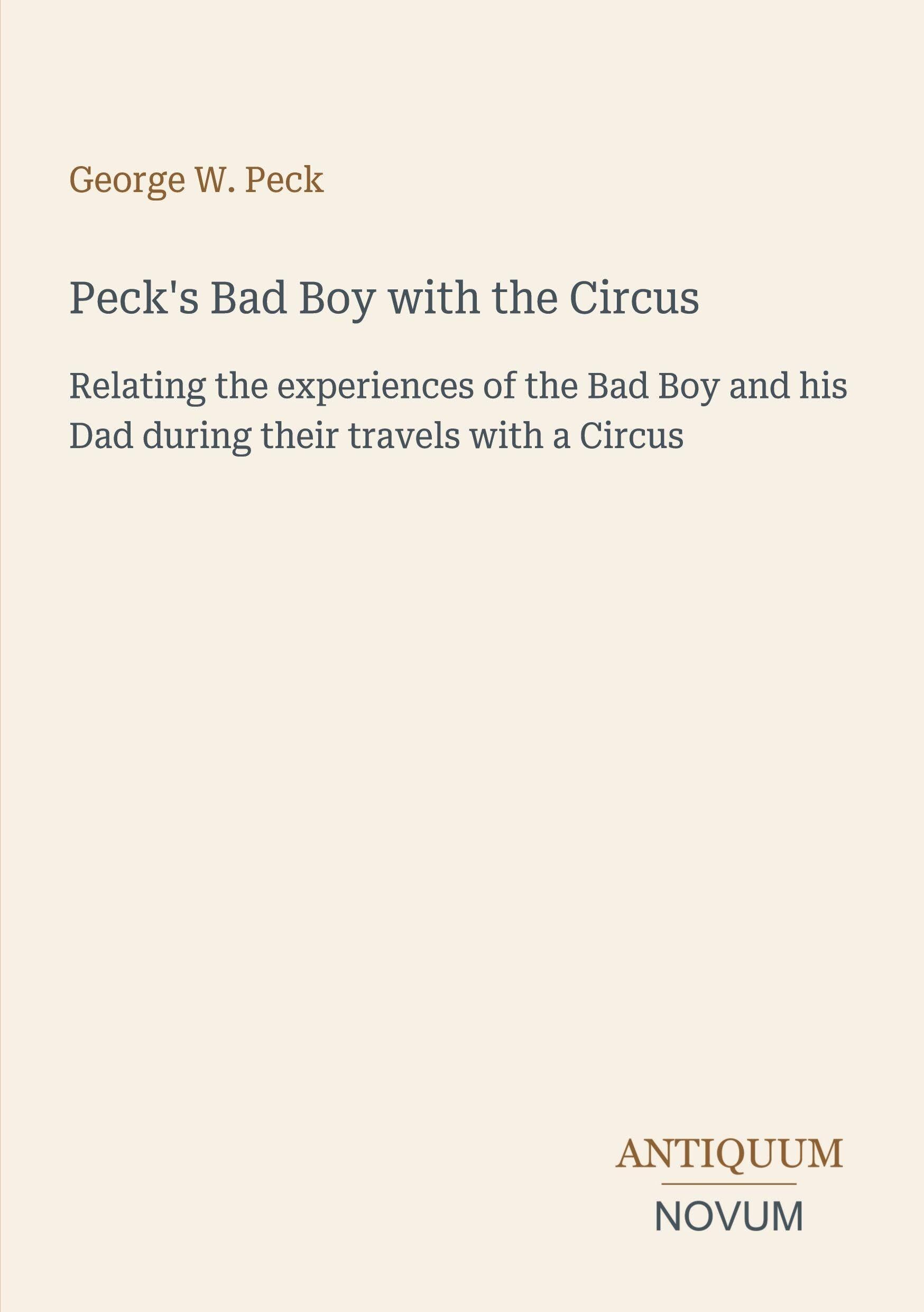 Peck's Bad Boy with the Circus