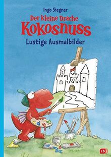 Der kleine Drache Kokosnuss – Lustige Ausmalbilder: Kinderbeschäftigung ab 5 Jahre