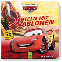 Cars Basteln mit Schablonen: Buch mit 12 Schablonen