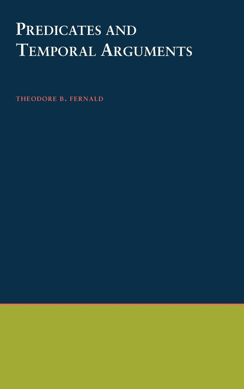 Predicates & Temporal Arguments