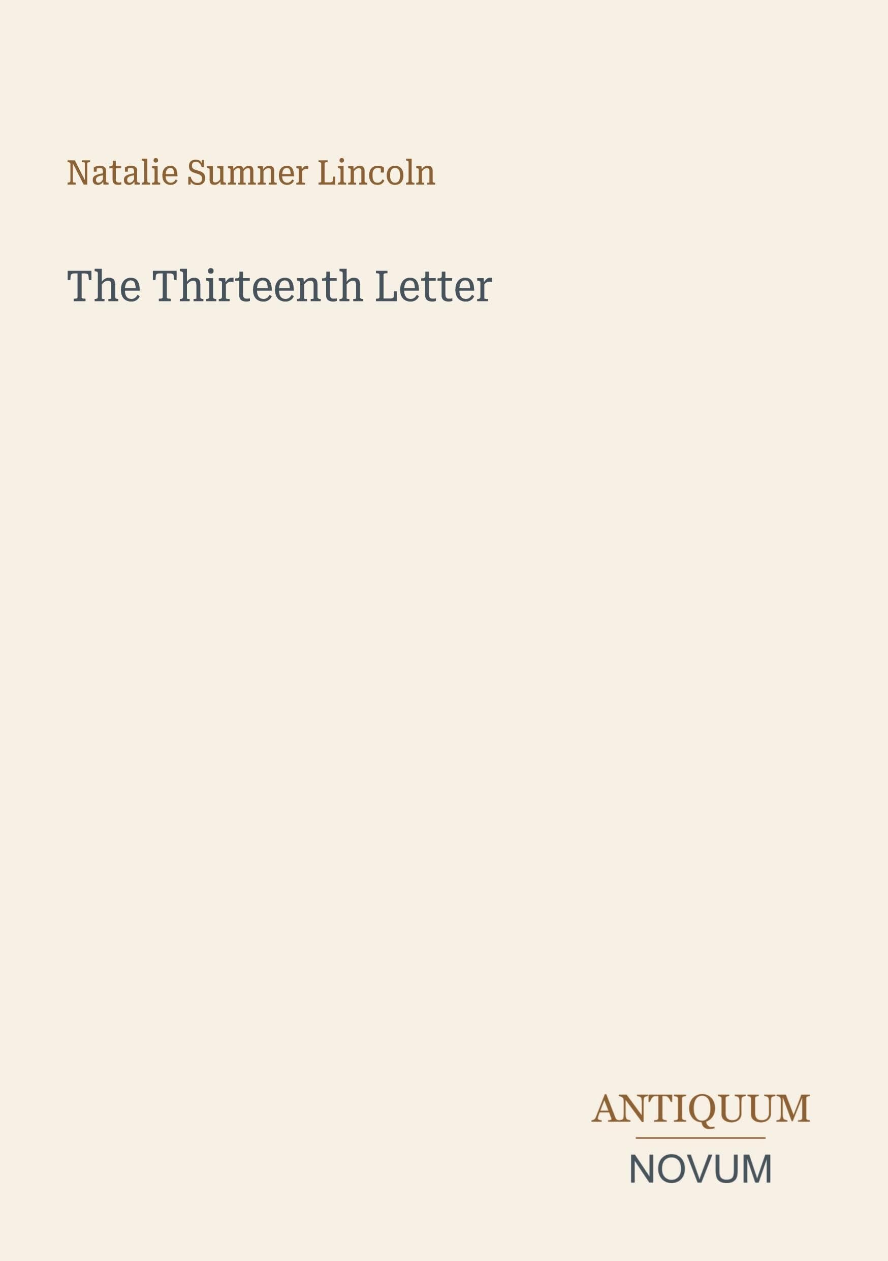 The Thirteenth Letter