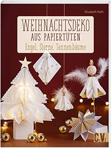 Weihnachtsdeko aus Papiertüten: Engel, Sterne, Tannenbäume