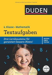 Wissen - Üben - Testen: Mathematik - Textaufgaben 4. Klasse