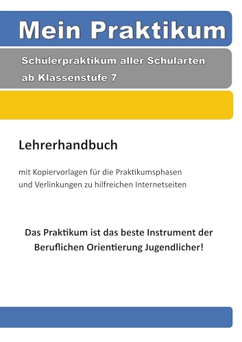 Mein Praktikum: Lehrerhandbuch