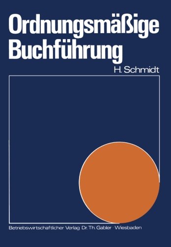 Ordnungsmäßige Buchführung