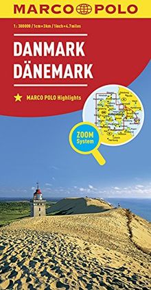 MARCO POLO Länderkarte Dänemark 1:300 000 (MARCO POLO Länderkarten)