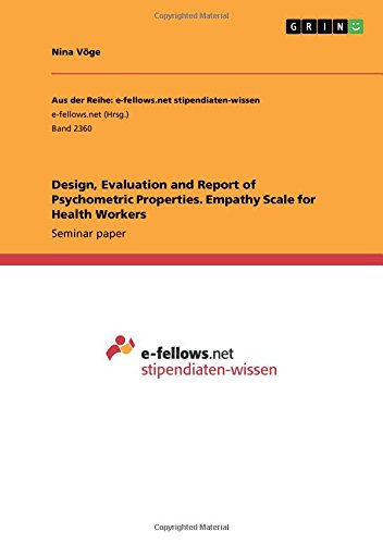 Design, Evaluation and Report of Psychometric Properties. Empathy Scale for Health Workers