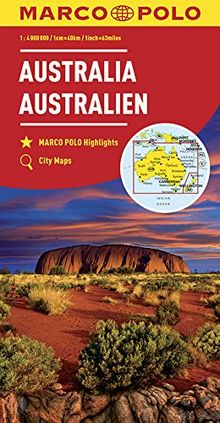 MARCO POLO Kontinentalkarte Australien 1:4 000 000 (MARCO POLO Kontinental /Länderkarten)
