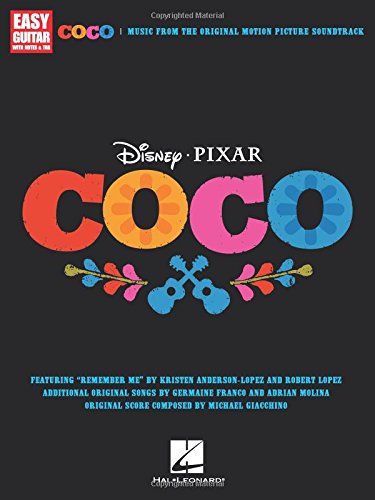 Disney Pixar's Coco -For Easy Guitar-: Noten, Sammelband für Gitarre